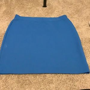Blue mini skirt